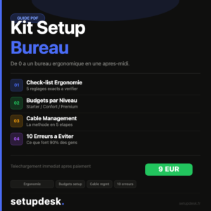 Kit Setup Bureau — Guide PDF SetupDesk